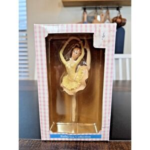 Vintage Cracker Barrel Ballerina Collection Christmas‎ Ornament Decor 7" Doll
